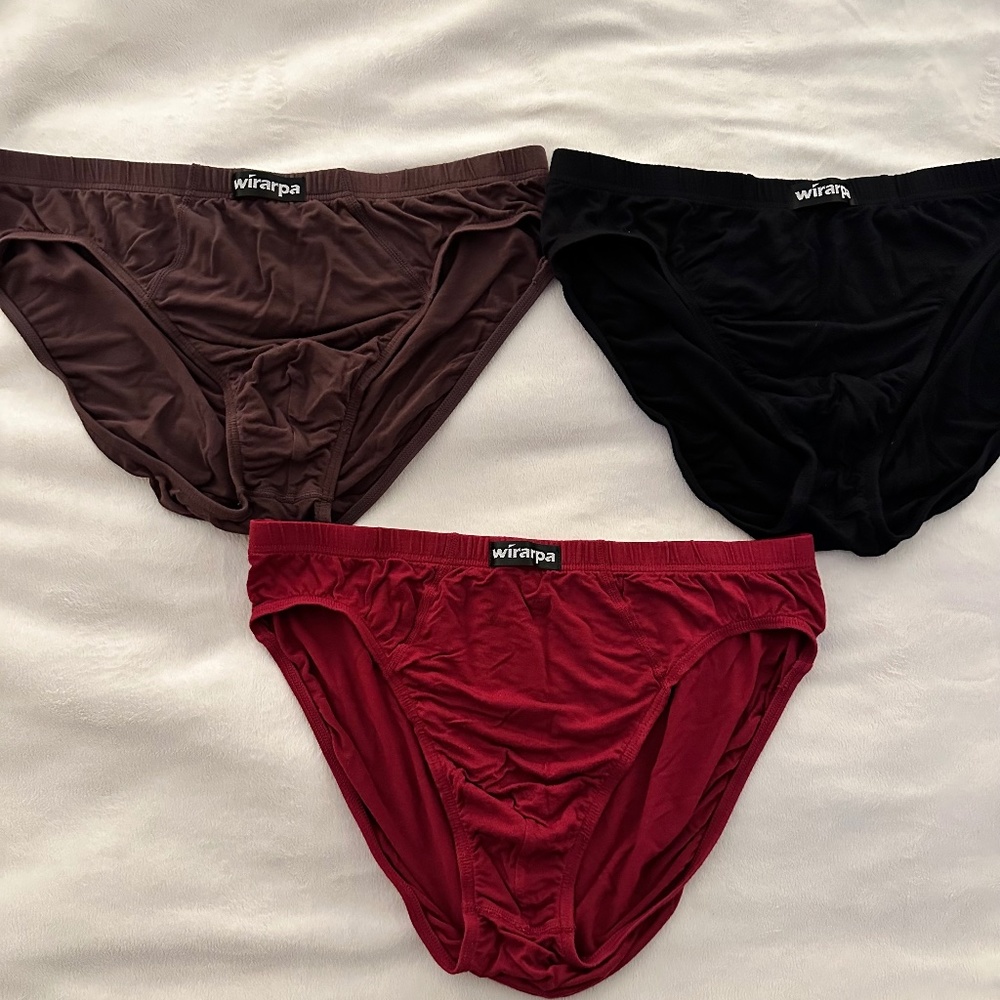 Men's Briefs Underwear - 3 Pair, Size Medium